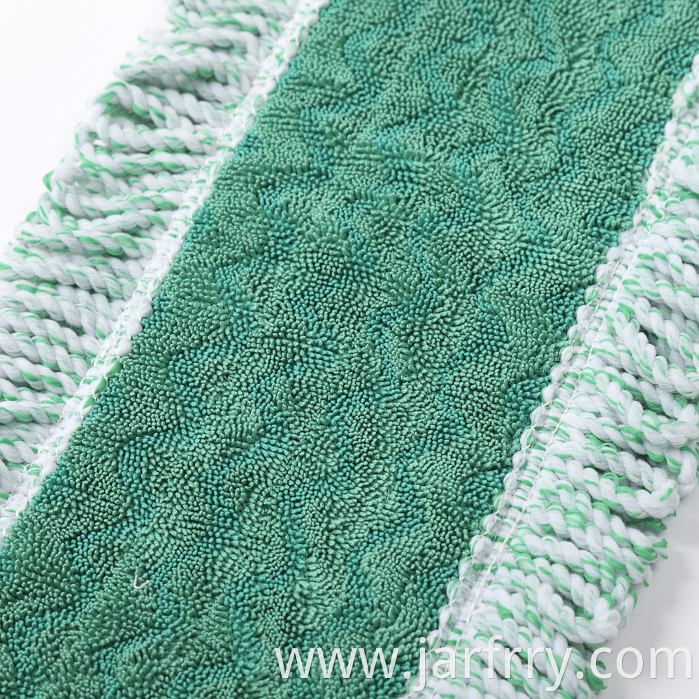 Green Frange Mcirofiber Dust Pad